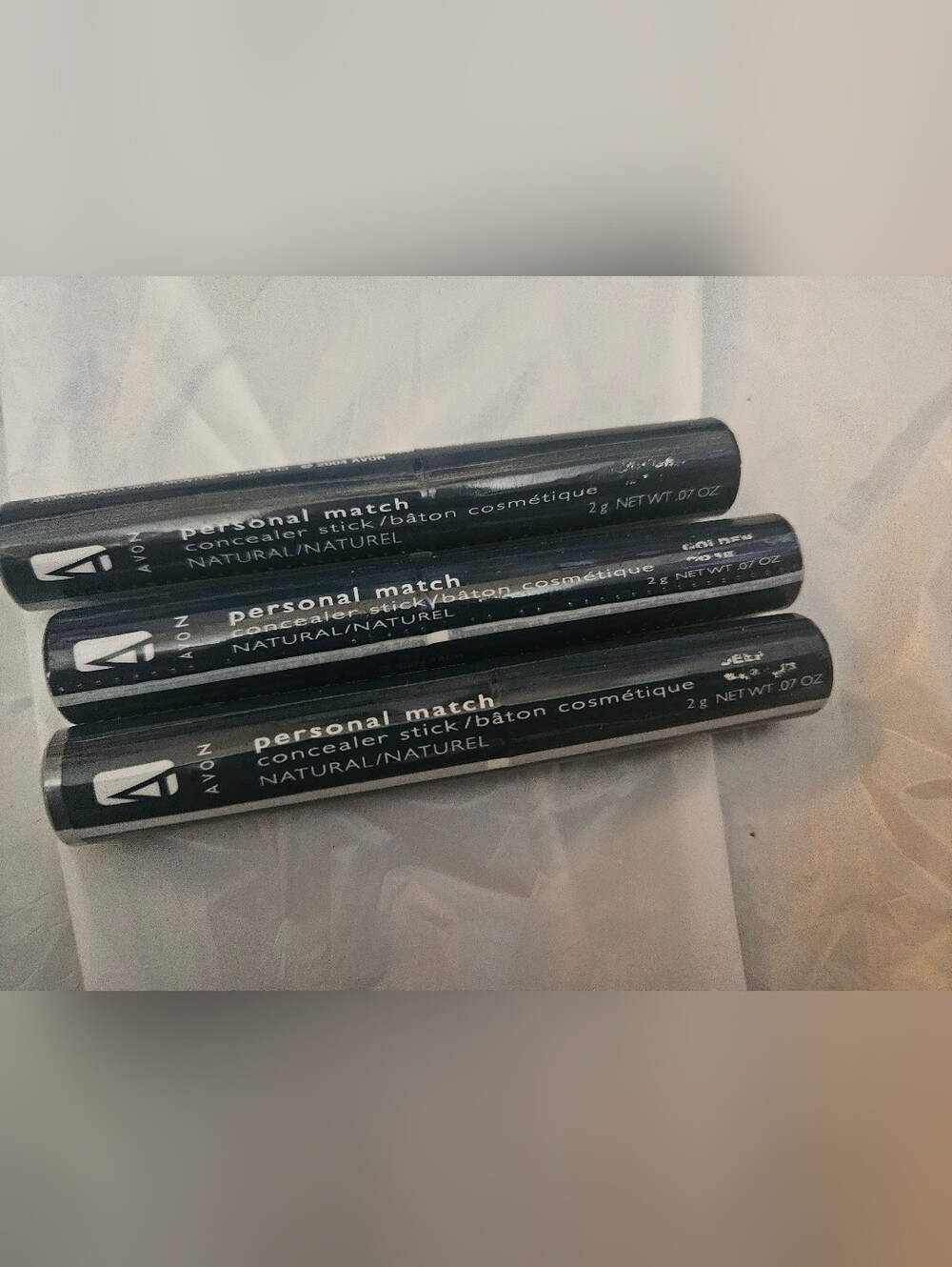 Avon Personal Match Concealer Stick Lot Of 3 New Old Stock Natural 0.07 Oz. 